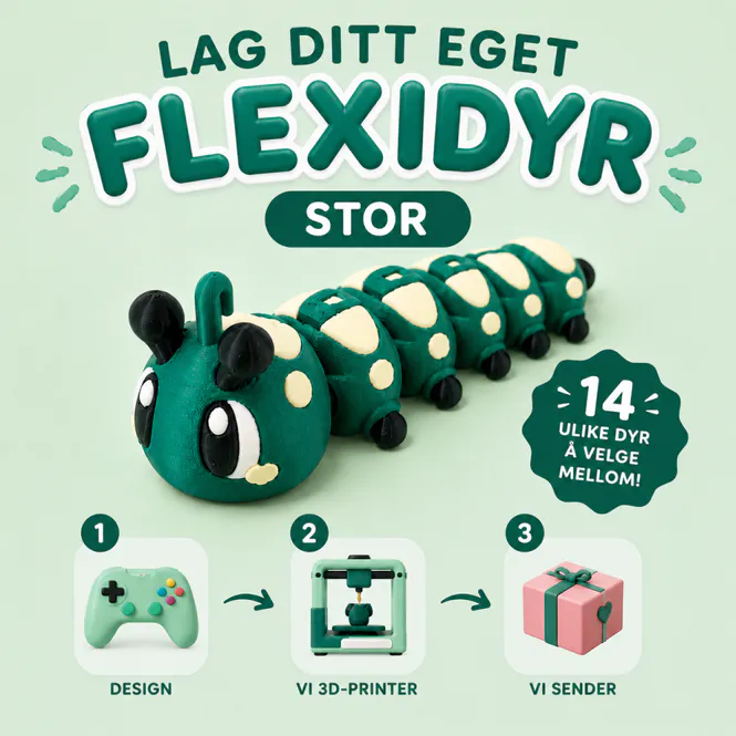 Hovedbilde Lag ditt eget flexidyr - stor