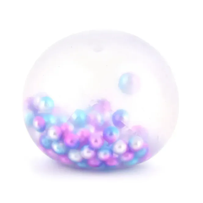 Hovedbilde Squeesy ball sticky med perler 7 cm