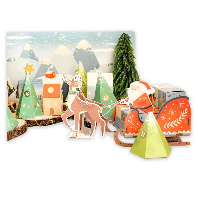 Hovedbilde Julenissens slede adventskalender