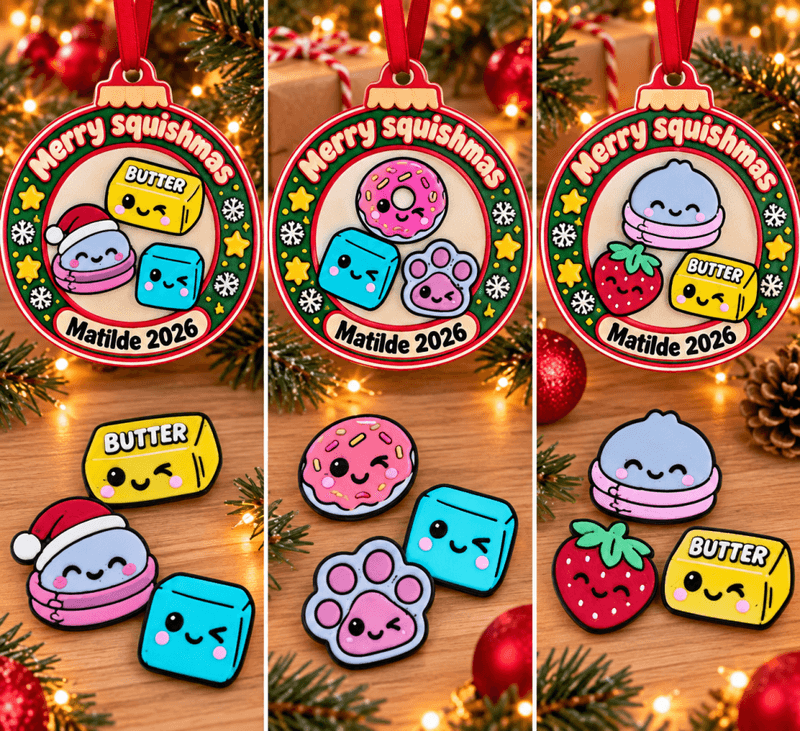 Merry Squishmas ornament