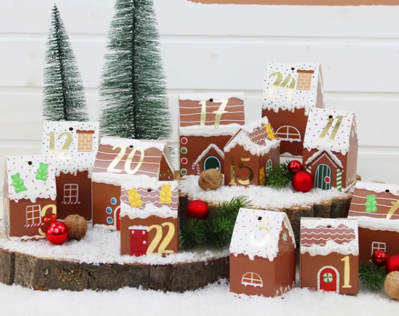 Pepperkakelandsby - adventskalender